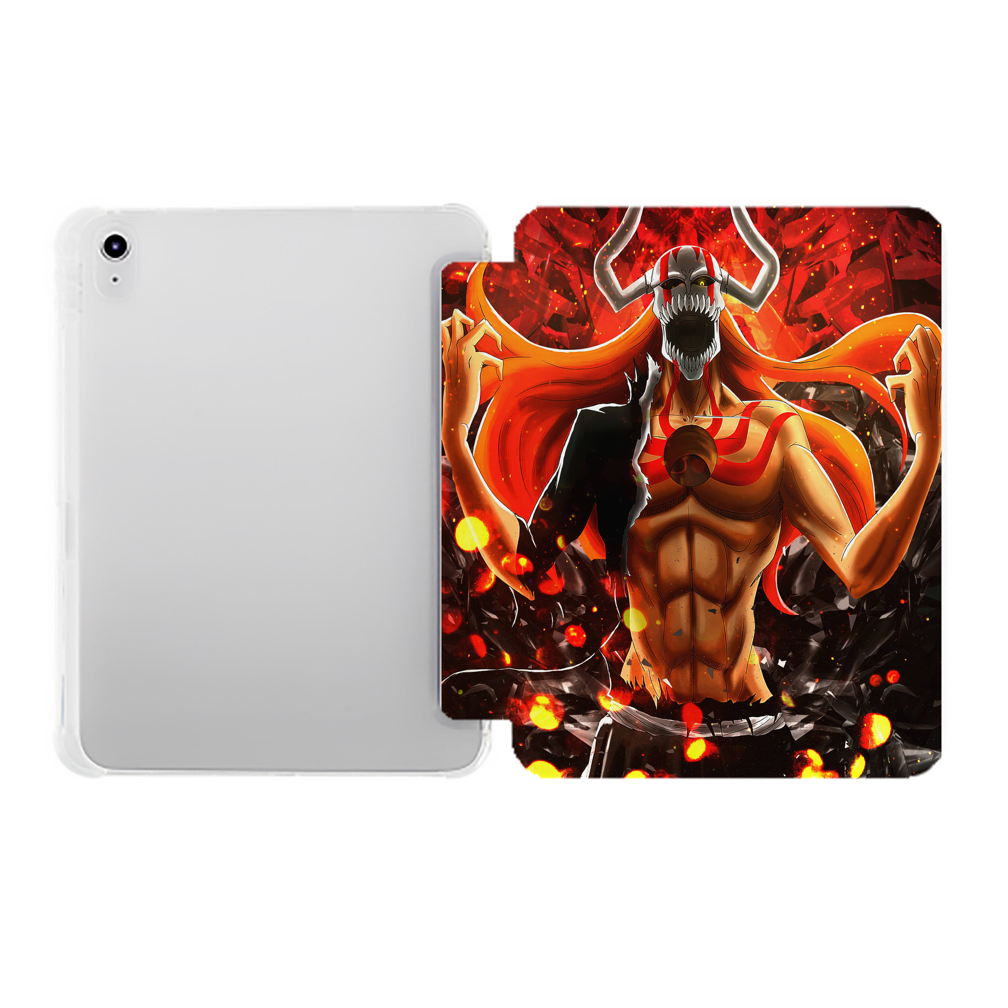 （画像用） ブリーチ BLEACH IPad ケース ペン収納付き 三つ折りスタンド PUレザー×シリコン 対応機種9.5/10.5/10.9インチ